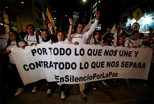 La paz es un pedido de todos en Colombia La paz es un pedido de todos en Colombia